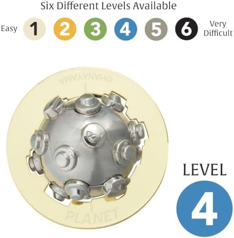 BePuzzled |Planet Hanayama Cast Metal Brain Teaser Puzzle Level 4 Mensa-Rated Puzzles for Kids and Adults Ages 12 and Up - Image 3
