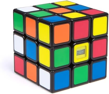 Rubik's Cube 3x3 Timer Cube Brain Teaser Built-in Digital Timer & Stand by Rubiks