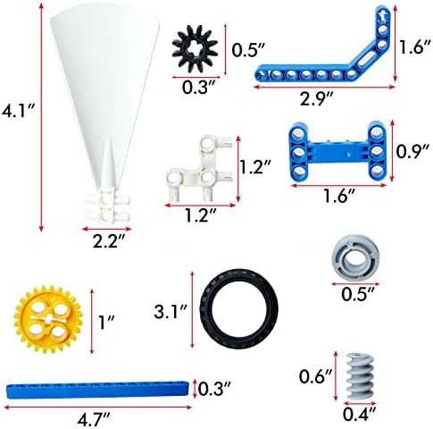 330PCS Building Kit, 12 in 1 STEM Toys with Electric Power Motor for Kids - Image 4
