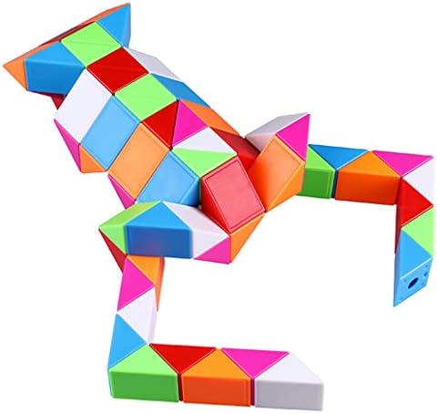 Fidget Magic Ruler Twist Snake Puzzles Brain Teaser Game 72 Block 1PACK by TANCH