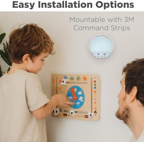 Montessori & Me Wooden Weather Board for Toddlers – Preschool Weather Chart & Daily Calendar for Kids, Interactive Toddler Calendar with Days of the Week, Months, Seasons & Temperatures - Image 6