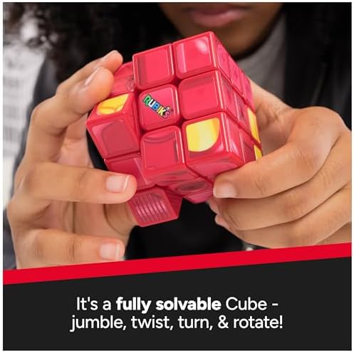 Rubik’s Cube, Iron Man Cuber, Marvel Collectible Fidget Toy & Desk Decor, Challenging Brain Teaser for Fans of Marvel Rivals & Action Movies, for Ages 8 & Up - Image 4