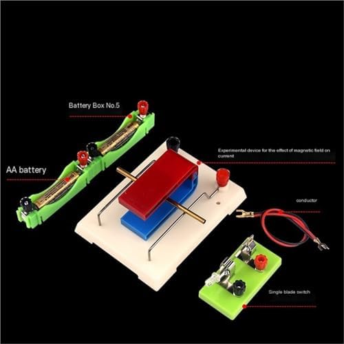 Ampere Force Demonstrator with Copper Guide Rail and Square Coil, Magnetic Field Current Interaction Experiment Device, Left-Hand Rule Teaching Apparatus, Electromagnetism Physics Lab Equipment - Image 7