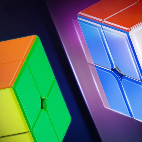 QY 2x2 Magnetic Speed Cube Stickerless - Image 2