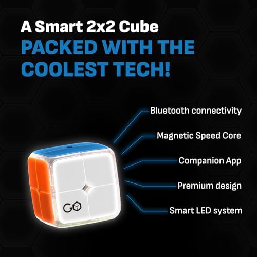 GoCube 2x2 Connected Electronic Bluetooth Cube. App-Enabled STEM Smart Cube - Image 3
