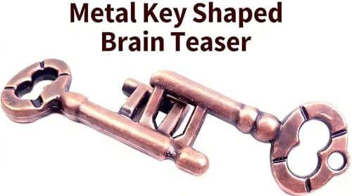 Traditional Metal Brain Teaser – Classic Puzzle Toy for Logic & Skill Development (Keys) (Pack of 2) - Image 6
