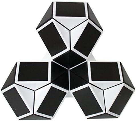 Mipartebo Magic Snake Cube Twist Puzzle 24 Wedges Large Size Black - Image 5