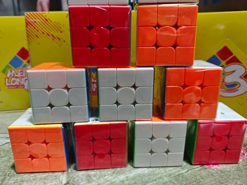 12 Pack Speed Cube Set | Magic Cube for Party Favors 3x3x3 Stickerless Magic Puzzle Cubes Gifts for Kids - Image 2