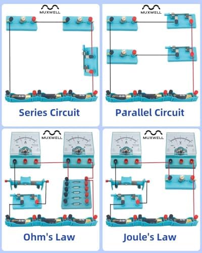 Electricity Circuit and Magnetism Experiment Kits, Electromagnetism Elementary Electronics, Various Electrical and Electromagnetic Experiments, Circuit kit - Image 3