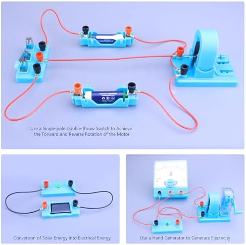 Physics Labs Basic Electricity Discovery Circuit and Magnetism Experiment kit for High School Students, STEM Kits for Learning Starter Electromagnetism Elementary Electronics - Image 6