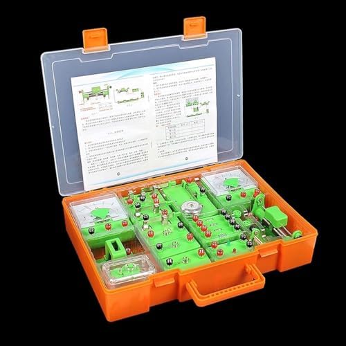 Multi-Functional Electricity & Magnetism Experiment Box, Solar & Wind Power Energy Conversion Kit, Complete New Generator & Car Physics Set by Unknown