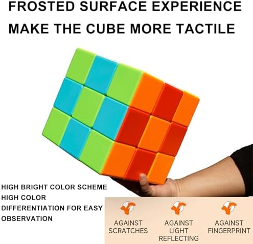 Giant Magic Cube 3x3, 18CM Extra Large Stickerless Puzzle Cube for All Ages - Image 6