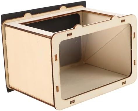 3D Holographic Display Projector DIY Kit for Children Wood Beige by COOLHIYA