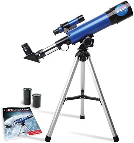 NASA Lunar Telescope for Kids Ages 8-12 with Tripod and Finder Scope by BlueMarbleToys