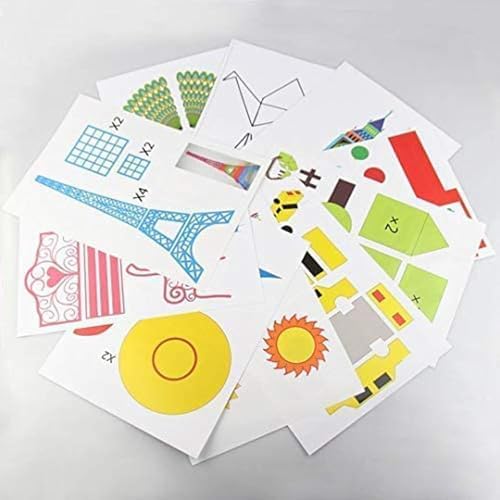 20 Sheets 3D Printer Drawing Molds Paper Stencils for 3D Printing Pen,Reusable 40 Patterns with PVC Transparent Sheet Suitable for 3D Printing Pen Kids DIY Gifts. by Kizcmvre