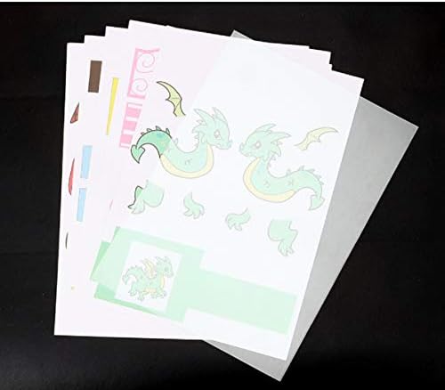 20 Sheets 3D Printer Drawing Molds Paper Stencils for 3D Printing Pen, 40 Patterns and a Clear Plate Set - Image 4