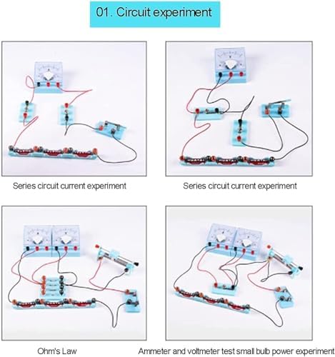Complete Electromagnetic Circuit DIY Experiment Kit, Physics Lab Model for Basic Electricity & Magnetism Principle Verification - Image 6