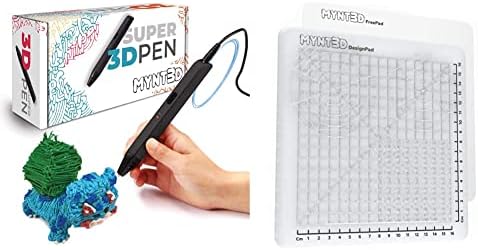 MYNT3D Super 3D Pen and Mat Kit ‚Äì Draw in 3D Using ABS and PLA Filaments by Unknown