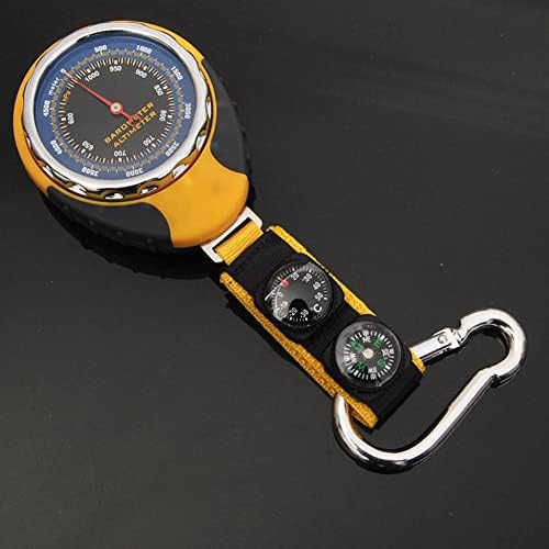 JINYISI Altimeter, Altimeter for Hiking, Four-in-one Multi-Function Barometer, Outdoor Mountaineering Compass Thermometer, Sports Multi-Function high Precision by Unknown