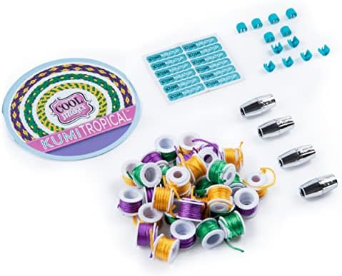 Cool Maker, KumiKreator Tropics Mini Fashion Pack Refill, Friendship Bracelet Activity Kit - Image 2