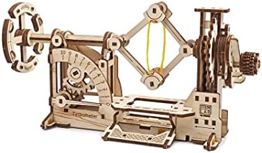 UGEARS STEM Tachometer Model Kit - Creative Wooden Model Kits for Adults - DIY Mechanical Science Kit for Self Assembly - Unique Educational and Engineering 3D Puzzles with App - Image 2