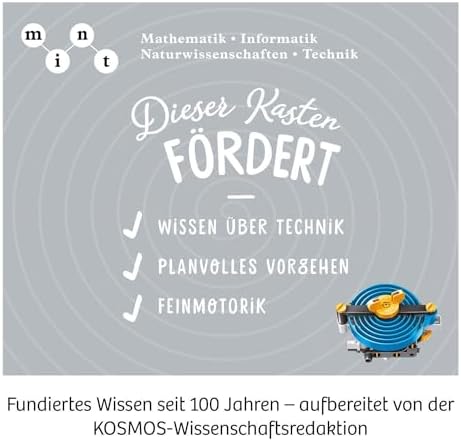 Kosmos ‎620783 Mechanical Power, Entdecke spielerisch Mechanik, Bausatz mit Spiral-Motor für Rennauto, Roboter und Timer, Experimentierkasten für Kinder ab 8-12 Jahre Bunt - Image 7