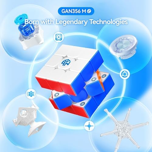 Bukefuno GAN356 ME 3x3 Magnetic Speed Cube Educational Stickerless Puzzle - Image 2