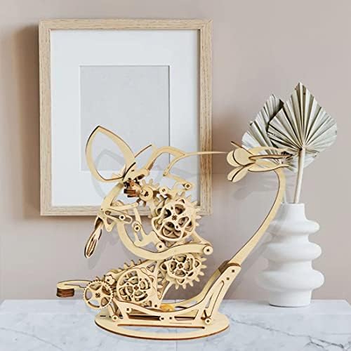 Aetheria 3D Wooden Puzzle for Adults, Colored Hummingbirds Model Kits - Steampunk Mechanical Wooden Puzzle Educational Brain Teaser for Adults to Build-Make Your Own Model -200+PCS (Classic) - Image 5