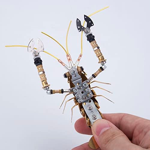 3D Metal Puzzle, Steampunk Lobster Model, Puzzle DIY Craft Kit, Gifts for Teens and Adults (100+PCS) - Image 5