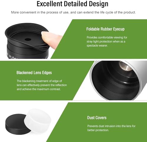Astromania Telescope Eyepiece 1.25 Inch Plossl Eyepiece Telescope Lense 6mm - Image 2