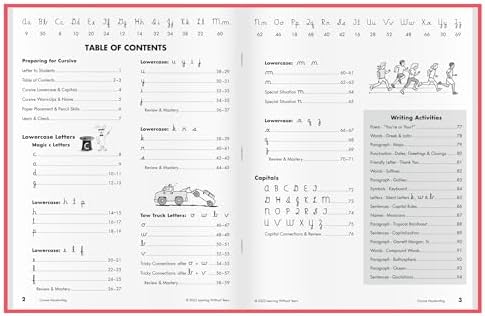 Learning Without Tears Cursive Handwriting Workbook, 3rd Grade+, Age 8+ - Image 2