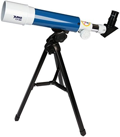 Explore One 50mm Beginner Telescope for Kids with Alt Azimuth Mount Tripod and Included Star Map and Astronomy Software by Bresser