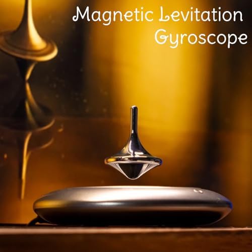 Magnetic Levitating Spinning Top, Floating Gyroscope Desk Toy - Image 2