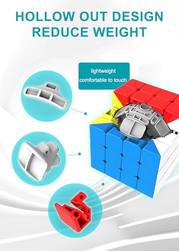 CFMOUR Speed Cube Set - Stickerless 2x2 3x3 4x4 5x5 Magic Cubes Pack Bundle - Image 5