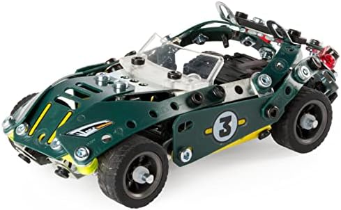 MECCANO by Erector 5 in 1 Roadster Pull Back Car Building Kit, STEM Engineering Education Toy for Ages 8 and up - Image 2