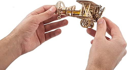UGEARS Mini Biplane 3D Wooden Puzzles for Adults - Wooden Model Kits for Adults, DIY Craft Kit, Mechanical 3D Puzzle, for Aviation Enthusiasts and Puzzle Lovers - Image 3
