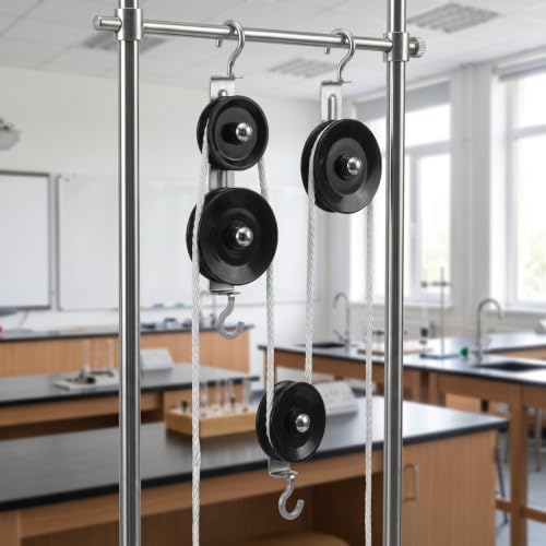 Metal Pulley Set for Physics Experiments - Image 5