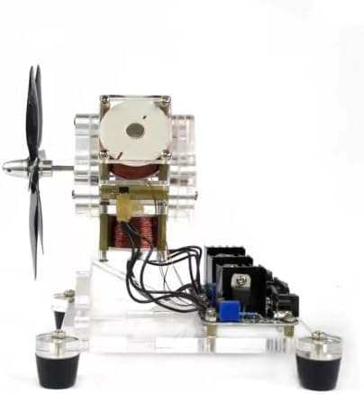 12V 3-Coil Pseudo Perpetual Motion Disc Motor, Brushless Fan Blade Magnetic Motor Model, Physics Experiment Kit for STEM Education - Image 6