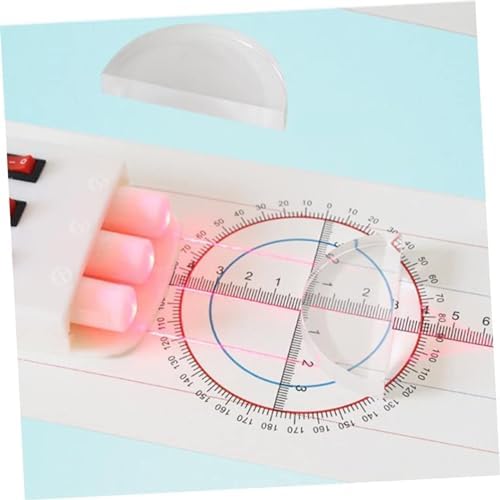 GeRRiT Optical Concave Convex Lens Prism Set Physical Optical Kit Laboratory Equipment Light Reflection Demo Light Full Refraction Demonstrator Physical Optics Experiment Kit Science Equipment - Image 7