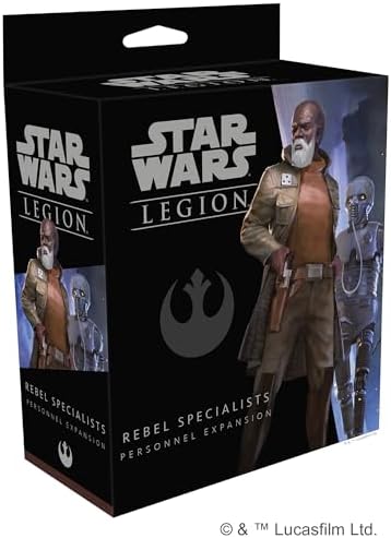 Star Wars: Legion Rebel Specialists PERSONNEL EXPANSION - Tabletop Miniatures Game, Strategy Game for Kids and Adults, Ages 14+, 2 Players, 3 Hour Playtime, Made by Atomic Mass Games by AtomicMassGames