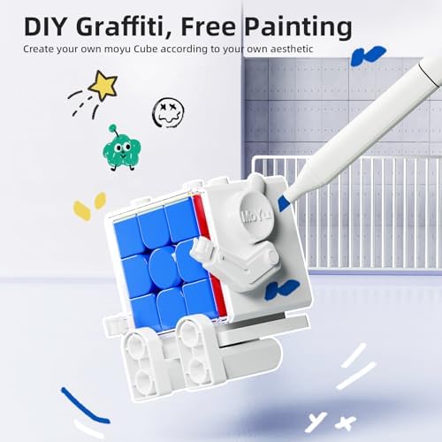 Moyu Meilong 2M Magnetic Speed Cube Robot-Shape Display Box, Adjustable Elasticity 2x2 Magnetic Cube with Stickerless Shape Moves Quickly and Smoothly - Image 5