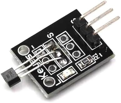 5 Pcs KY-035 3Pin Class Bihor Analog Hall Magnetic Sensor Module Starter Kit - Image 2