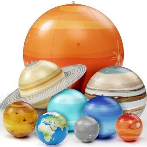 Inflatable Solar System Planets for Kids - Science Toys - Astronomy Gifts by Dan%26Darci