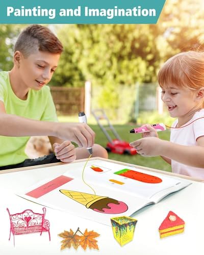3D Pen Painting Drawing Book, 40 Pattern Thick Paper Templates - Image 6
