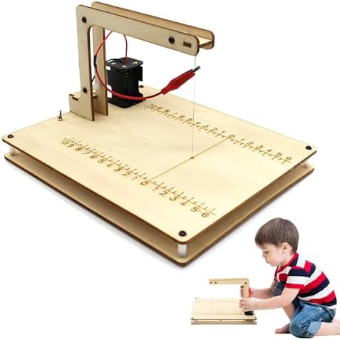 Foam Wire Cutter, Portable Foam Cutting Machine, Tabletop Foam Wire Cutter with Electric Heating Wire, Electric Wire Teaching Equipment, Science Teaching Wire Cuter Table for Classroms Laboratory, #1 - Image 7
