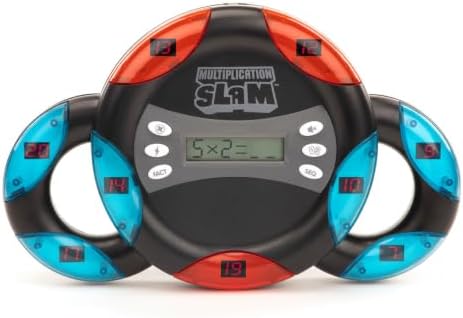 Educational Insights Multiplication Slam - 3rd Grade Math Games for Kids 8-12, Multiplication Learning Games for Kids, Handheld Electronic Math Game, Self-Teaching Elementary STEM Tools - Image 4