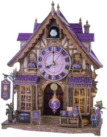3D Puzzle for Adults Clock - Magic Bookshop Cuckoo Clock Model Kit by wudhank