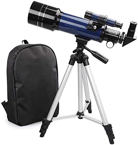 Astronomical Refraction 70mm Hd Full Coated Glass Optical Lens Portable Stand Outdoor Travel Storage for Beginners ADU by Unknown