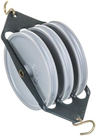 Eisco Labs Triple-Parallel Plastic Pulley | 50mm | Durable Physics Experiment Gear by EiscoLabs