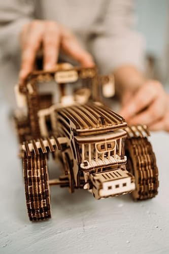 Wood Trick Tractor 3D Wooden Puzzles for Adults to Build - Image 5